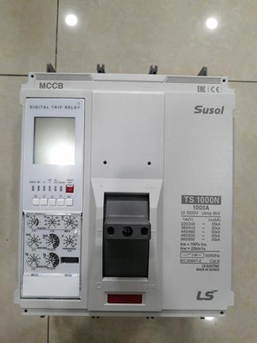 MCCB LS 3P 1000A 50kA ( TS1000N ) chỉnh dòng điện tử 7 bước  0.4~1.0In